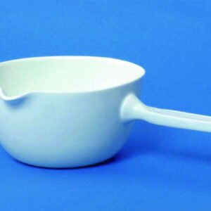 LLG Porcelain Casserole 960 ml, Model 209/6, Glazed with Porcelain Handle and Spout