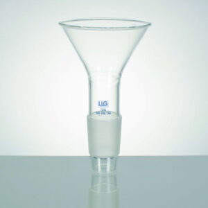 LLG Powder Funnel Ø 60 mm NS 14/23 Boro 3.3, Pack of 2