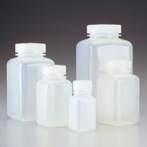 Thermo Nalgene Wide‑Mouth Square Bottle – 60 mL, Polypropylene Copolymer, Wide‑Neck