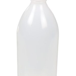 Bürkle Bio-Narrow Neck Bottles 500 ml Green LDPE, m.V., LaboPlast, Pack of 5