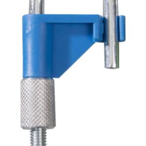 Bürkle Stop-It Tubing Clamp with Easy-Click Closure, Blue, for Tubes up to 15 mm Diameter