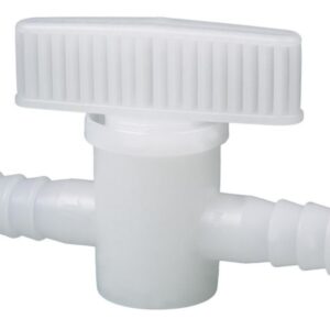 Bürkle Hose Cock D1 = 16.0 mm, D2 = 9 mm, L = 97 mm, H = 52 mm, PE