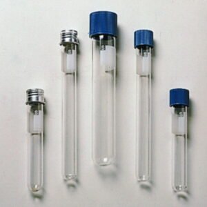 Schuett-Biotec Threaded Test Tubes 150x16 mm with Plastic Screw Cap (Pack of 100)
