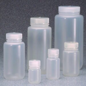 Thermo Nalgene 500 mL Wide-Mouth Polypropylene Bottles with Closure, Pack of 125