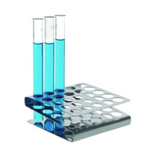 BOCHEM Test Tube Rack, Z-Form for Diam. 13 mm 10x5, 18/10 Steel