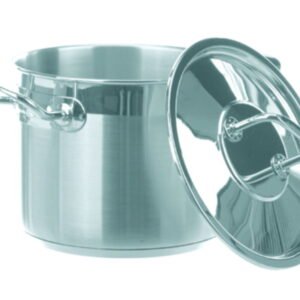 BOCHEM Laboratory Pot + Lid 6L 200 x 200 mm, 18/10 Steel