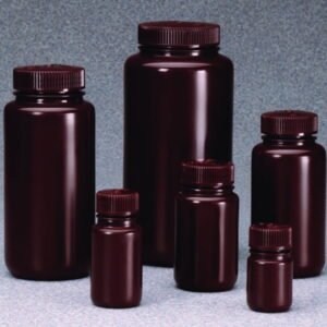 Thermo Nalgene Wide Neck Bottle 500 mL HDPE Amber