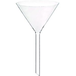 Bohemia Cristal Funnel with 60° Angle and Short Shaft (85 mm, H10), Boro 3.3, Pack of 10