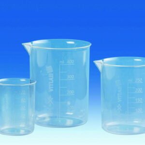 VITLAB Griffin Beaker 500 ml PMP/TPX with Sublime Scale