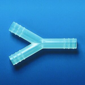 BRAND Tubing Connector PP Y-Shape F (Tubinner Dia 3 mm, Tot L 24 mm, Pack of 20)