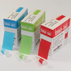 Heathrow Tough-Tags, 33x13mm, Transparent Polyester, Pack of 1000