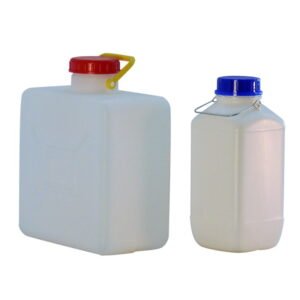 Behr Wide Mouth Canister 5 L, White with Screw Cap and Carrying Handle