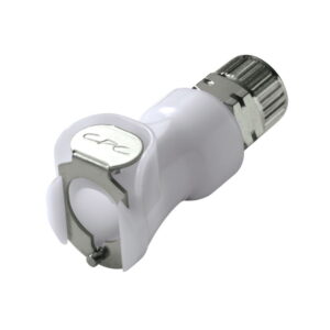 Colder 1/4" Hose Barb Valved In-Line Acetal Coupling Body