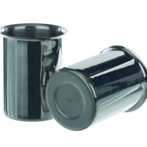 BOCHEM Beaker 5000 ml, 18/10 Steel with Rim, Without Spout