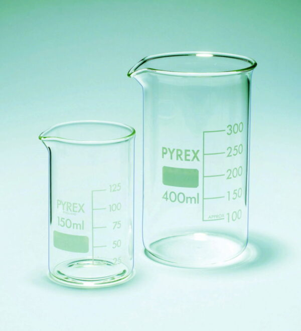 DWK Pyrex® 100 mL Tall‑Form Borosilicate Glass Beaker (Pack of 10 ...