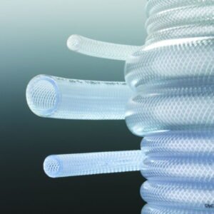 Deutsch & Neumann PVC Braided Tubing, 5.00 x 3.00 mm Wall, Hardness 77 Shore A