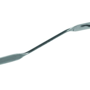 BOCHEM Double Spatulas, 18/8 Steel, Bent, 185x9 mm