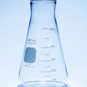 DWK Erlenmeyer Flask 125 mL, Wide Neck, Thick Walls, Conical, Graduated, Pack of 12