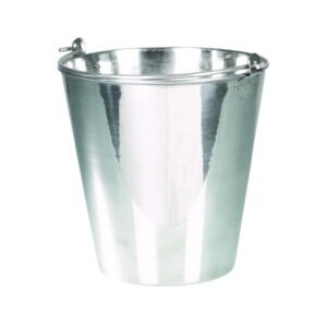 Bürkle Bucket 15 L, Stainless Steel, V2A