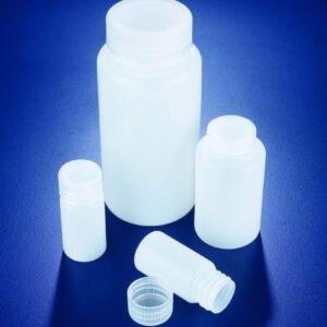 DWK Wide Neck Bottles 125 mL HDPE with PP Closure (Pack of 10)