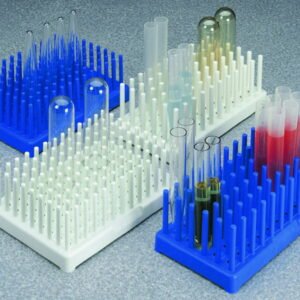 Thermo Nalgene Test Tube Draining Rack PP Blue 14–17 mm Ø