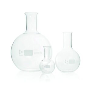 DWK Duran Flat Bottom Flasks, Narrow Neck, Cap. 10000 ml