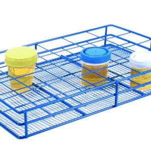 Heathrow Scientific Urine Container Rack, Blue, up to Ø 58 mm, 6x4 Places, 393x262x50 mm​