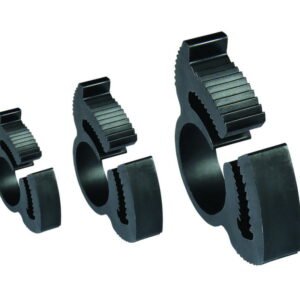HCL Fasteners Herbie Tubing Clamp, Size D (12.0-14.5 mm), Black