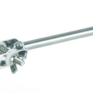 BOCHEM Clamp 40 mm, Squared without Bush, 18/8-Steel