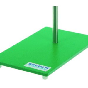 BOCHEM Stand Base 250x160x8 mm Steel, Varnished, Thread M10, 1 Adjustable Foot
