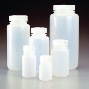 Thermo Nalgene Wide Neck Bottle 250 mL PE-HD with Screw Cap PP, Pack of 72