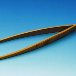 VITLAB Forceps, POM, Round Tips, Length 250 mm