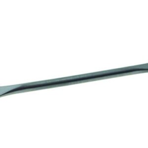 ISOLAB Double-Ended Spatula 180 mm, Straight, Stainless Steel