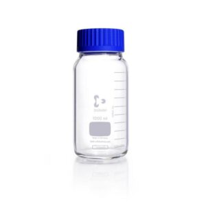 DWK Duran Thread Bottle 1000 ml Wide Neck with GLS 80 Thread Complete