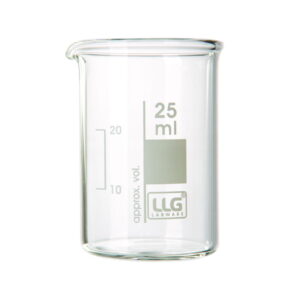 LLG-Beaker, boro 3.3, low form, 10 ml, pack of 10