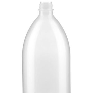 Kautex Narrow Neck Bottle 1000 mL, LDPE Clear, Without Screw Cap (Use with 6.291 536)
