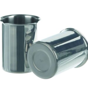 BOCHEM Beaker 3000 ml, 18/10 Steel with Rim and Spout