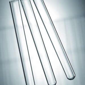 Scherf Test Tubes, 200 × 30 mm, 1.1–1.2 mm Wall, Boro 3.3 Glass, Smooth Edge, Round Bottom, Pack of 50