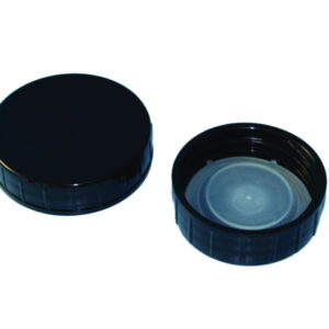 Klett-Kunststofftechnik Screw Caps PP for 250 and 500 mL Bottles DIN 55, Pack of 100