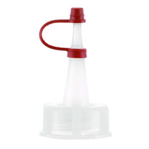 Kautex Textron Drip Closure Complete 18 mm Ø for 50-200 mL with Long Nozzle, Consisting of 2000072101, 2000073350