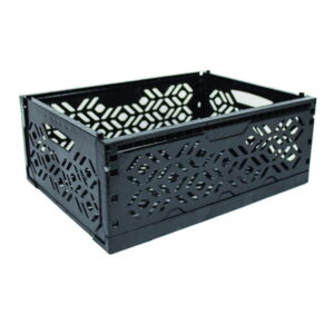 Surplus Systems Foldable Box Midi 145L Black 400x300x145mm PP