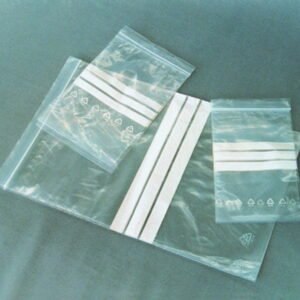 LLG Pressure Seal Bag PE 40x60 mm with Write-On Patch, Pack of 1000