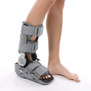 Walker Moon Boot Long Adjustable Fixation Brace DH VIII BLACK with pump action – Small