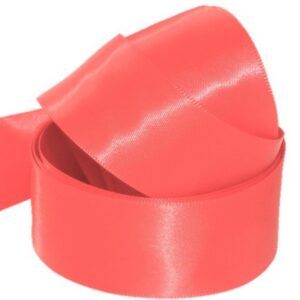 DFS Coral (25mm) Satin Ribbon