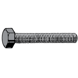 Hexagon Head Threaded Bolts (Din933) 50'S Pack