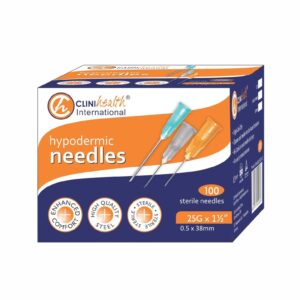 Needles 25G Hypodermic 1 1/2 inch (0.50 x38mm)