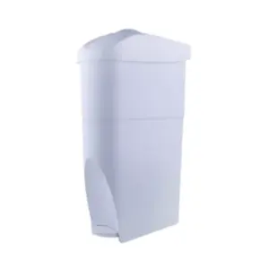 18L Foot Pedal She/Bin (White)
