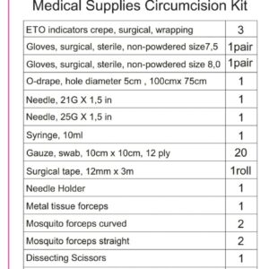 circumcision instrument kit