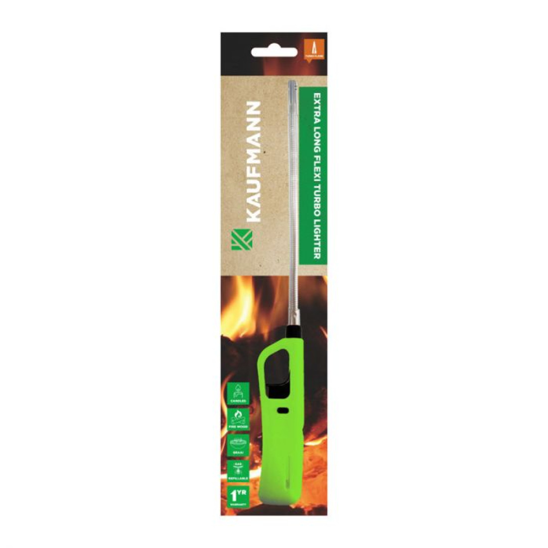 Kaufmann Blaze Gas Lighter Bbq Flexi Turbo Extra L