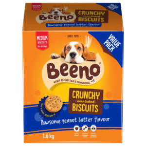 Beeno Dog Biscuits Value Pack Peanut Butter M 1.6K